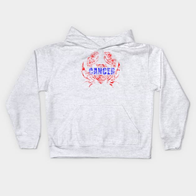 New cancer zodiac sign design Kids Hoodie by INDONESIA68